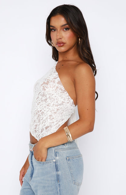 It's A Love Story Lace Top