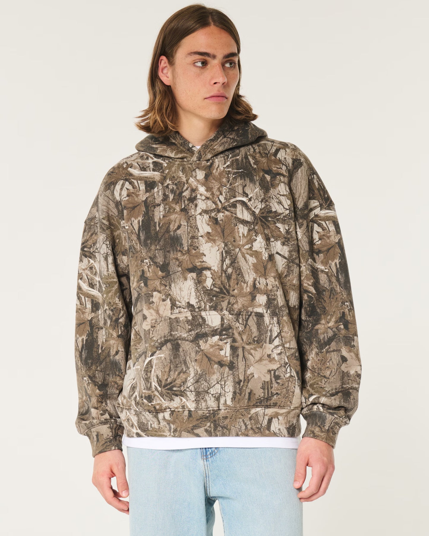 Boxy Camo Hoodie