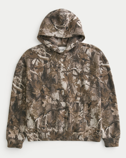 Boxy Camo Hoodie